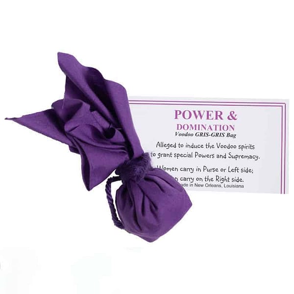 purple GRIS-GRIS bag Power and Dominance Voodoo Museum